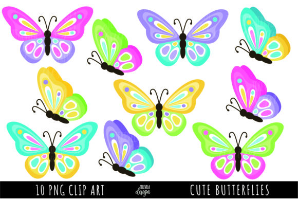 Adorable Butterfly Clipart for Creative Projects