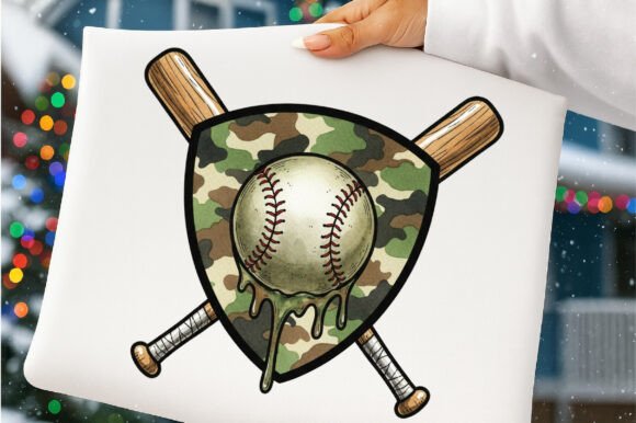 Camo Baseball Dripping PNG: A Designer's Guide to This Unique Asset