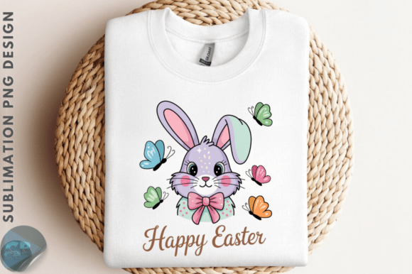 Sparkle Easter Bunny PNG Design: A Glittering Digital Asset