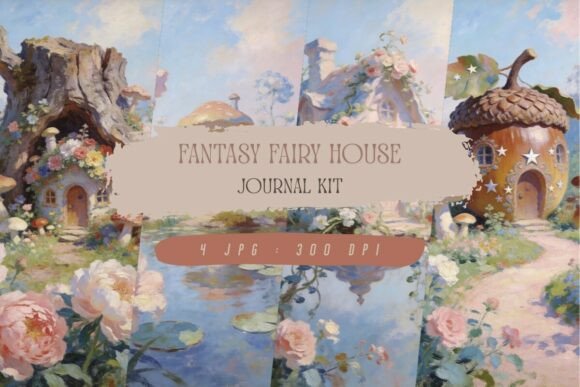 Unleash Whimsy with the Fantasy Fairy House Journal Kit